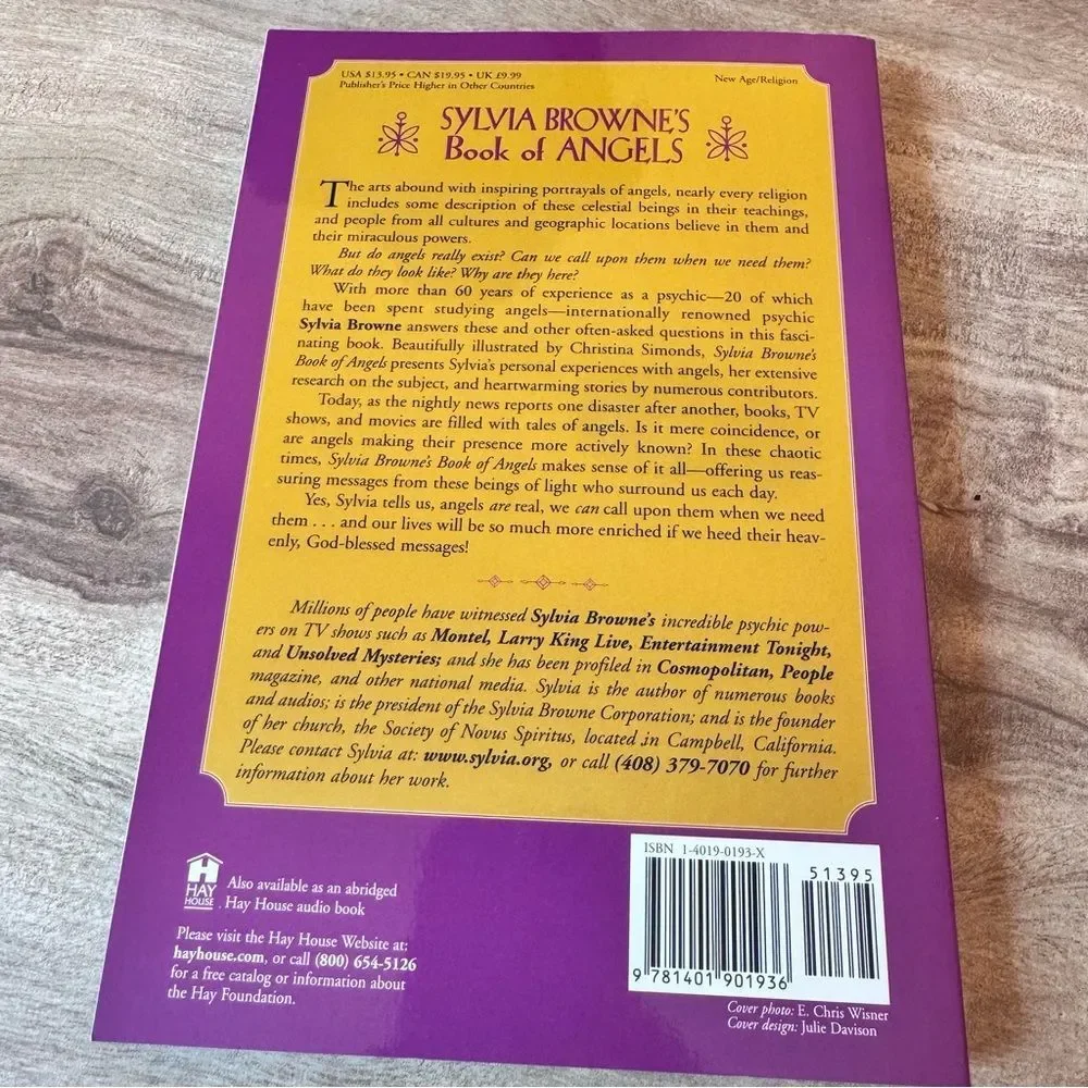 Sylvia Browne's Book of Angels - Paperback By Browne, Sylvia - GOOD *